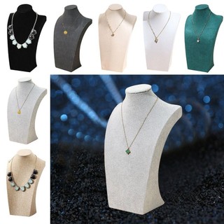 METALWRK Dây chuyền Easel Trưng bày, Chân dung Mannequin Bust Bộ sưu tập trang sức Giá đỡ, Kệ đựng Bông tai nhung Trang sức Treo Vòng cổ Bông tai Mặt dây chuyền