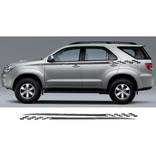 Tem dán sườn xe toyota fortuner, tem xe ô tô 7 chỗ tem dán sườn xe thể thao các dòng ford everest, mitsubishi, mazda