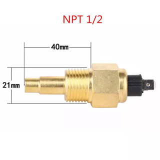 1 Cái 6-24v 120 Độ VDO Cảm Biến Nhiệt Độ Cắm 21 / 17mm 2Plug Cảm Biến Nhiệt Độ Nước M14 * 1.5 / 3 / 8NPT / 1 / 2NPT