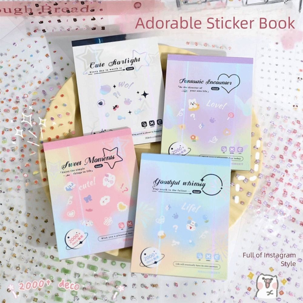 EBINLANDS 24 Cái / bộ Miếng Dán Móng Tay, Miếng Dán Cốc Tự Dính Không-Repeat, Miếng Dán Hoạt Hình Nổi Mềm Đa Năng Thời Trang Để Trang Trí Móng Tay Nghệ Thuật