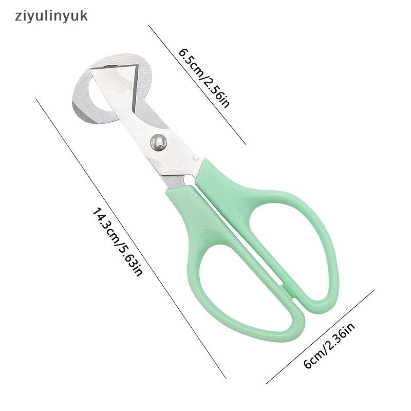 Ziyulinyuk Kéo Trứng Thép Không Gỉ Chim cút Trứng Kéo Dụng Cụ Mở Trứng Lưỡi Mở Dụng Cụ Sáng Tạo Cho Phụ Kiện Nhà Bếp EN