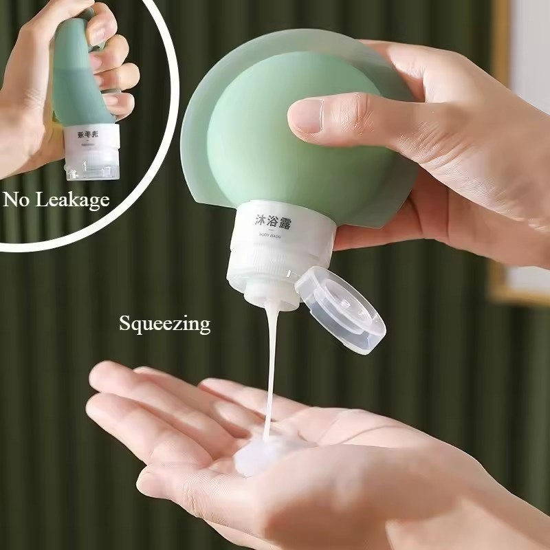 Chai du lịch có thể nạp lại - Hộp đựng chất lỏng cho dầu gội Sữa tắm Dụng cụ di động ngoài trời