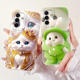 Ốp Bảo Vệ Toàn Diện Cho Samsung Galaxy A26 A36 5G Vỏ SM-A266B SM-A366B Hoạt Hình Dễ Thương Trái Tim Tình Yêu Bé Gái Vỏ Silicon Mềm