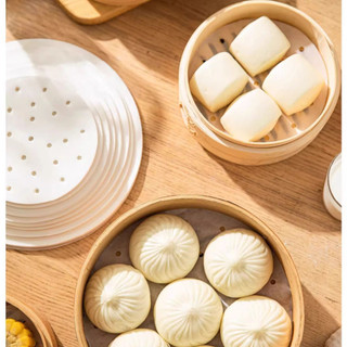 Giấy hấp lớn, giấy xông hơi dùng một lần cấp thực phẩm, bánh hấp, Mantou, giấy dầu gốc