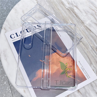 Ốp lưng trong suốt bản lề pha lê siêu mỏng Samsung Galaxy Z Fold 7 Z Flip 7 Z Fold 6 5 4 3