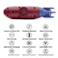 Tàu ngầm RC mini FUHUIOT, Mô hình mô phỏng Thuyền điều khiển từ xa chống nước, Tàu ngầm mini tốc độ 0,1M / giây Kích thước nhỏ Sử dụng ngoài trời Đồ chơi lặn chống nước Chơi ngoài trời