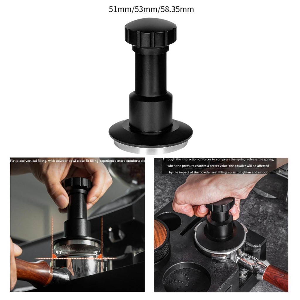 Dụng cụ ép tay Espresso Áp suất không đổi Đế phẳng Dụng cụ ép chuyên nghiệp
