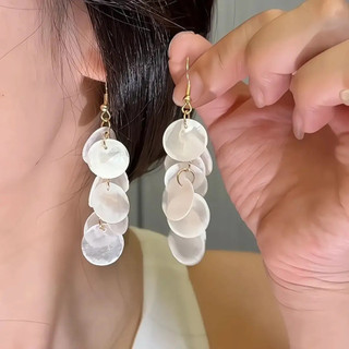 Vỏ Vòng Tua Rua Bông Tai Nhẹ Sang Trọng Ngọt Ngào Bông Tai Thời Trang Tươi