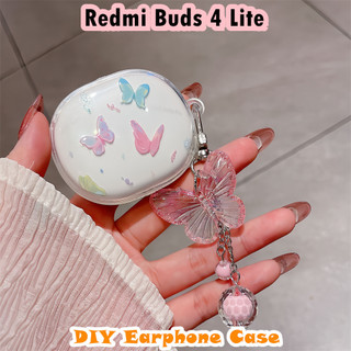 【 imamura 】 Dành Cho Redmi Buds 4 Lite Vỏ Silicon Mềm DIY Vỏ Tai Nghe Hoạt Hình Dễ Thương