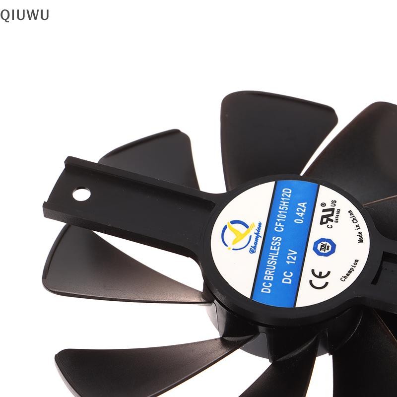 Quạt làm mát QIUWU CF1015H12D cho Radeon RX 470 480 580 570 Phiên bản khai thác NITRO RX580 RX480 Quạt làm mát thẻ Video chơi game.