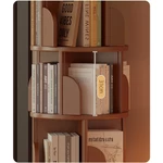 Kệ Sách Xoay 360 Độ 5 Tầng Hiện Đại, Giá Sách Lắp Ghép Thông Minh, Kệ Góc Để Đồ Decor Trang Trí Nhà Cửa Sang Trọng — ảnh 8