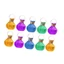 Exhila 10 Chiếc Tay Ném Streamers Nhiều Màu Sắc Confettis Popper Thích Hợp Cho Tiệc Sinh Nhật