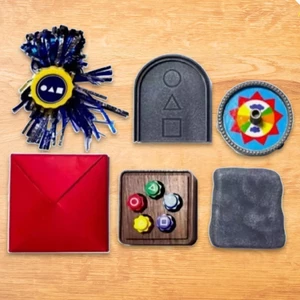 Squid Game 2 Bộ trò chơi xúc xắc truyền thống Hàn Quốc, phối hợp tay mắt, đồ chơi đào tạo Shopidaevn