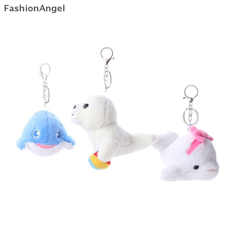 FashionAngel Hàng Hải Động Vật Series Móc Khóa Sang Trọng Động Vật Búp Bê Biển Sư Tử Sát Thủ Cá Voi Trượt Ray Cá Voi Móc Khóa Ba Lô Quyến Rũ Túi Trang Trí VN