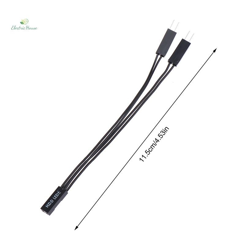 [Nhà điện] Bo mạch chủ Power SW / BỘ SW / HDD LED / Đèn LED nguồn 1 đến 2 Cáp chuyển đổi đôi Hỗ trợ khởi động kép mới