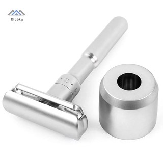 ELBBKG Solo Razor Stand / Brush Stand Hợp kim nhôm có thể điều chỉnh Giá đỡ dao cạo an toàn mới