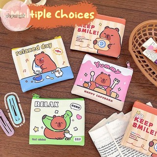 Deyangk Hoạt Hình Capybara Ví Đựng Tiền Xu Ví Dễ Thương Di Động Chống Nước Túi Bảo Quản Son Môi Chìa Khóa Tai Nghe Tổ Chức Cho Trẻ Em Quà Tặng VN