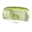 Túi đựng bút GREAT, Bút chì lưới xanh / xanh Nylon, Hộp đựng văn phòng phẩm nhỏ tươi mát sức chứa lớn Đồ dùng văn phòng