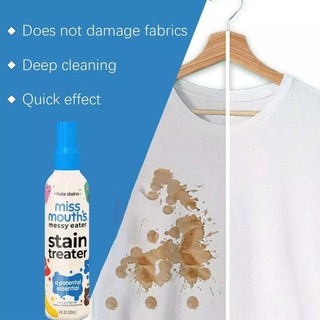 Miss Mouth's Messy Eater Stain Remover Grease & Grass Stain Removal 120ml Spray
