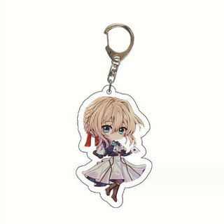 Móc Khóa acrylic Hình Nhân Vật anime violet evergarden Độc Đáo