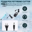 Bút cắt Polystyrene xốp 12V có thể điều chỉnh nhiệt độ Máy cắt xốp điện KT Board Bút cắt