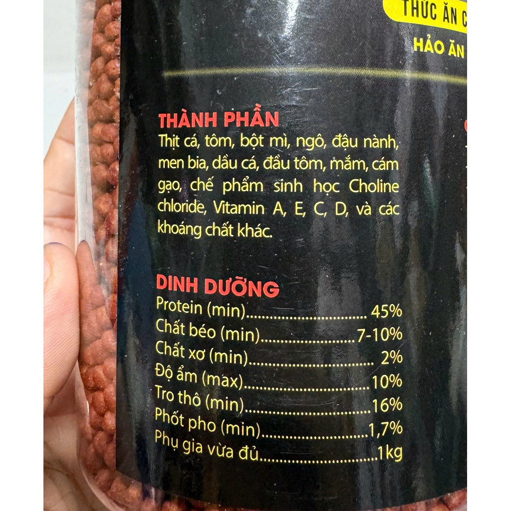 Hủ 500gram SanKo Pro Thức Ăn Giúp Cá Cảnh Mau Lên Màu Đẹp, Mau Lớn Nhanh, Nhiều Dinh Dưỡng (Việt Sing)