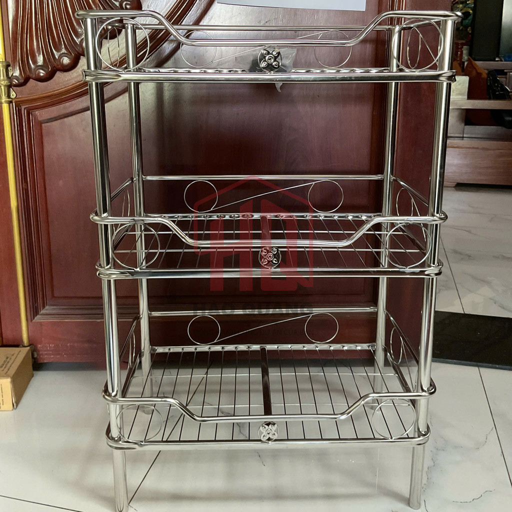 Kệ Chén Inox 201 2-3 Tầng Tiện Dụng – Thiết Kế Gọn Gàng, Sang Trọng, Bền Đẹp