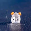 Đèn ngủ Halloween đen phát sáng để bàn trang trí phong cảnh mini, làm vườn DIY, đồ gốm bể cá