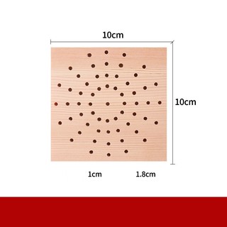 Đế gỗ tự nhiên đục lỗ, dụng cụ tạo hình đất sét, cắm tượng đất sét