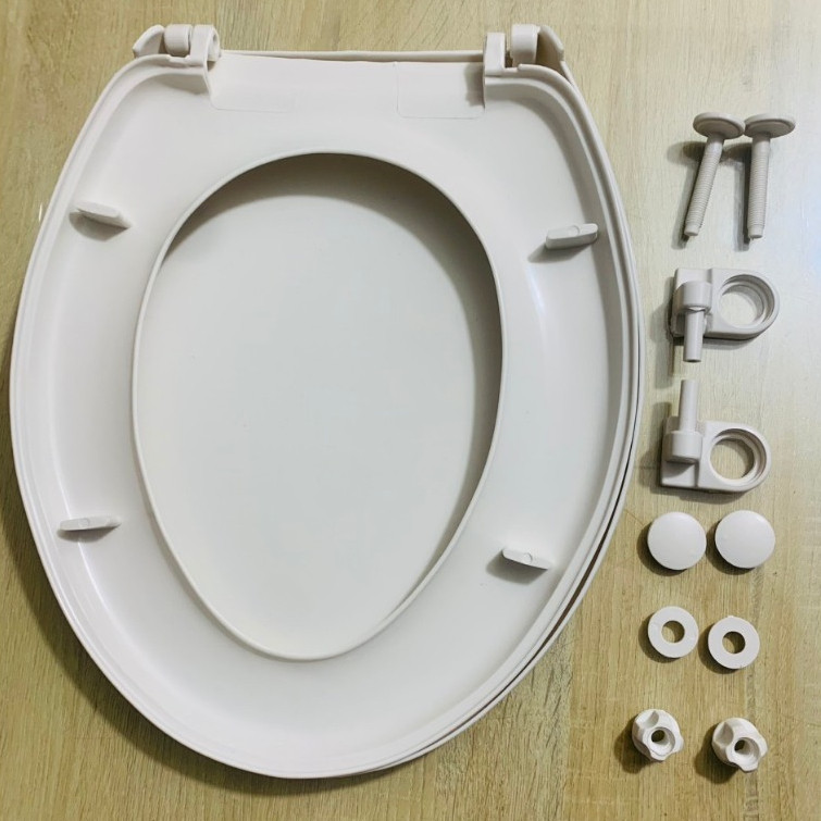 Nắp Bồn Cầu, Nắp Bồn Vệ Sinh Nhà Tắm Đóng Mở Êm ( Loại 1, Chất Lượng, Siêu Bền )