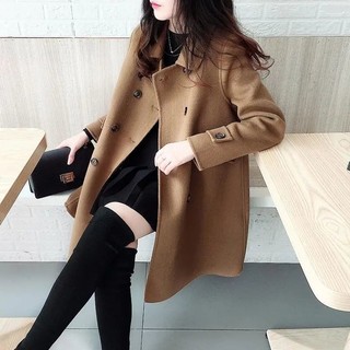 Áo Len Nữ Phong Cách Mới Giữa Chiều Dài Cổ Búp Bê Cao Cấp Nhỏ Phiên Bản Hàn Quốc Áo Len Rời