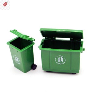 Thùng rác vệ sinh nhà búp bê ALIK Cảnh ngoài trời với mô hình Phụ kiện thu nhỏ VN