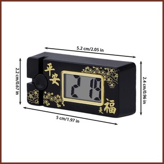 Đồng Hồ Xe Máy Nhỏ Tự Động Kỹ Thuật Số Đồng Hồ Nhỏ Họa Tiết In Mỹ Đồ Dùng Nội Thất Xe Máy haoyisvn