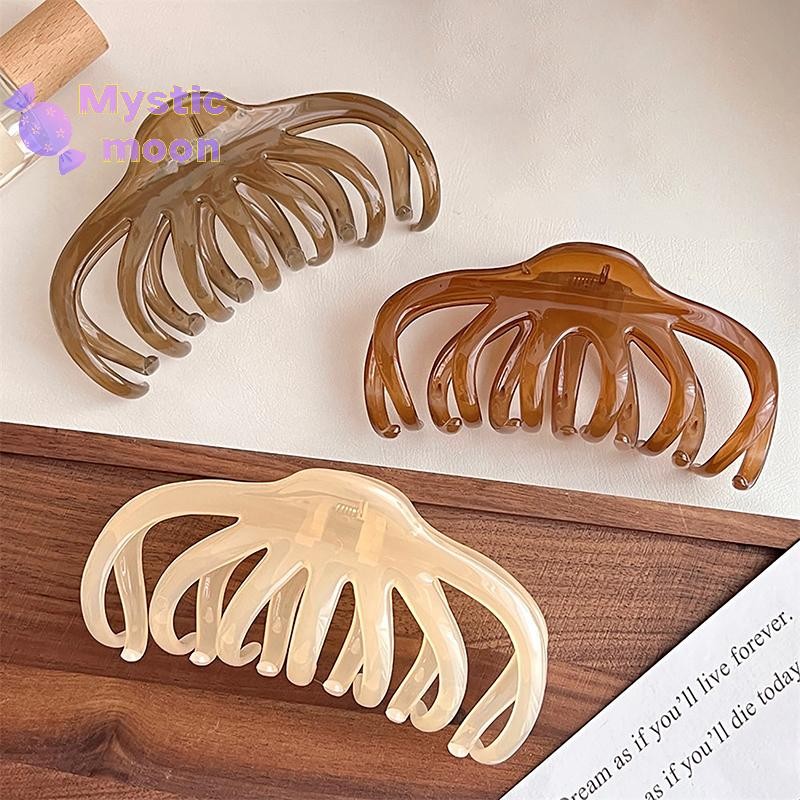 [Mystic] Vuốt Tóc Đơn Giản Ngọt Ngào Cho Nữ Cô Gái Kẹp Đa Năng Phụ Kiện Tóc Thời Trang Vintage Tính Khí Móng Vuốt Tóc Quà Tặng [Mới]