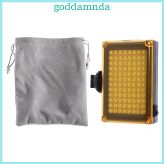 GODD DVFT-96 Đèn LED Video On-Camera Chụp Ảnh Bảng Đèn Hạt Có Thể Điều Chỉnh Độ Sáng Cho Phòng Thu Video Phát Trực Tiếp