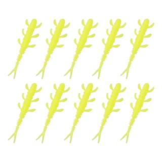 Bộ 10 Chiếc Mồi Soft Swimbait Mini Wobbler 4cm 0.35g Dành Cho Câu Cá