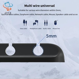 [DTA] Quản lý tổ chức cáp Giá đỡ dây cáp USB linh hoạt Cuộn dây silicon nhỏ gọn cho bàn phím chuột Bảo vệ tai nghe VN