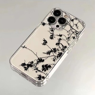 Nature Branches Vỏ Điện Thoại Trong Suốt Niche Cao Cấp Đơn Giản Thích Hợp Cho iphone 16pro 15promax 14 13pro 12promax 11 16plus 15pro 14plus xs 7plus Vỏ Bảo Vệ Chống Sốc