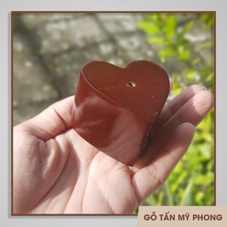 Chạm khắc tên riêng lên Cục gỗ cắm dù bắt bông kem trái tim| Cục gỗ cắm dù bắt hoa bằng gỗ loại đẹp