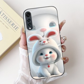 Vỏ Cho LG Velvet 5G Vỏ Chống Sốc LM-G900N Gấu Trúc Dễ Thương Thỏ Mềm Màu Đen Silicon Điện Thoại Cho LGVelvet LMG910EMW Trường Hợp
