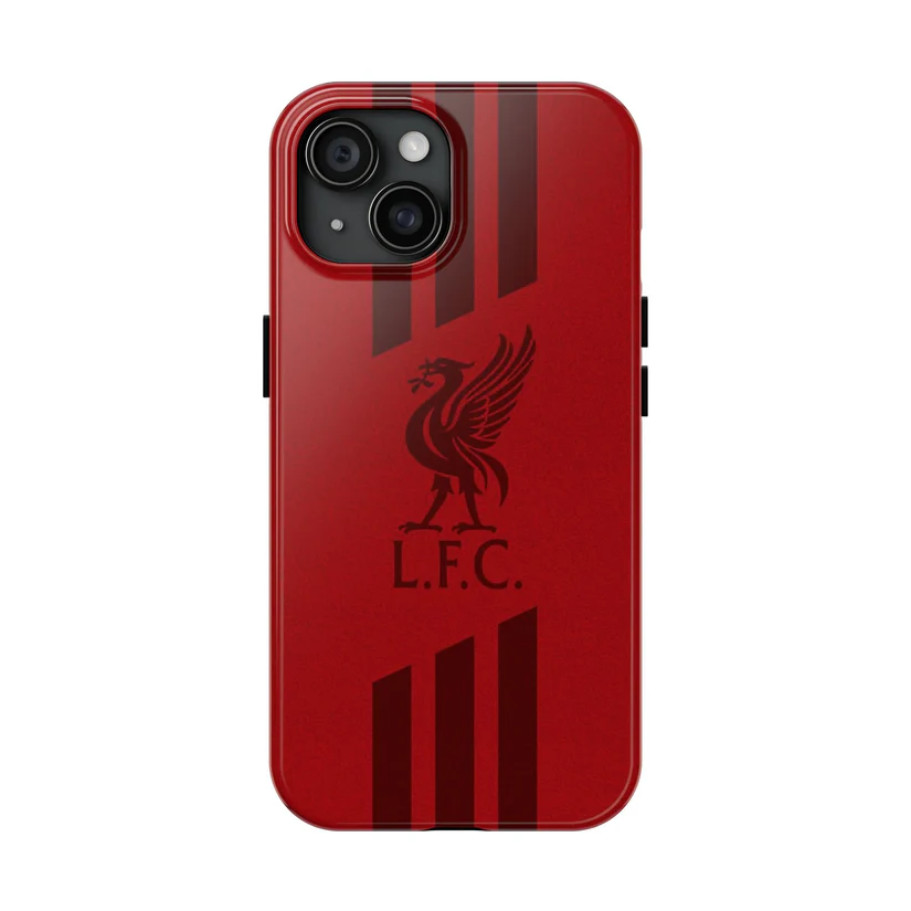 Ốp Điện Thoại Liverpool FC Cho iPhone17 16Pro 15ProMax 14Pro 13 12 XSMAX 13mini 8PLUS Ốp Lưng Cứng Bóng 2in1