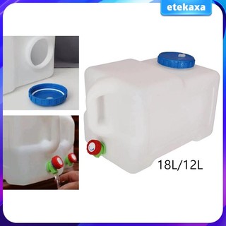Hộp đựng nước, Hộp đựng nước có vòi, nước cắm trại