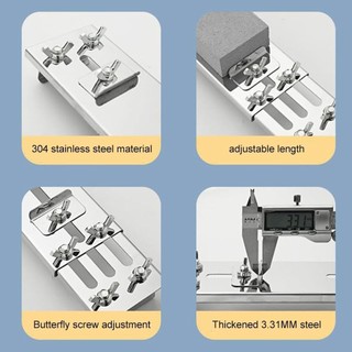 Máy mài dao bằng thép không gỉ Giá đỡ đá mài Cầu bồn rửa Đá nước có thể điều chỉnh để mài đá mài antirtvn