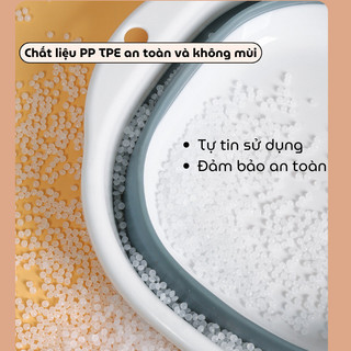 Bộ 3 Thau Xếp Gọn IKEA MAMA, Chất Liệu Silicon Dày, Tiện Lợi, Đa Năng, Tiết Kiệm Không Gian