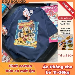 AP47 Áo Phông Trẻ Em 11-36kg,Chất Áo Mềm Mịn Mát Hữu Cơ