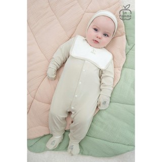 La pomme SS2025 BST sơ sinh La Pomme phối cổ ngọt ngào - Be cho bé T6.0