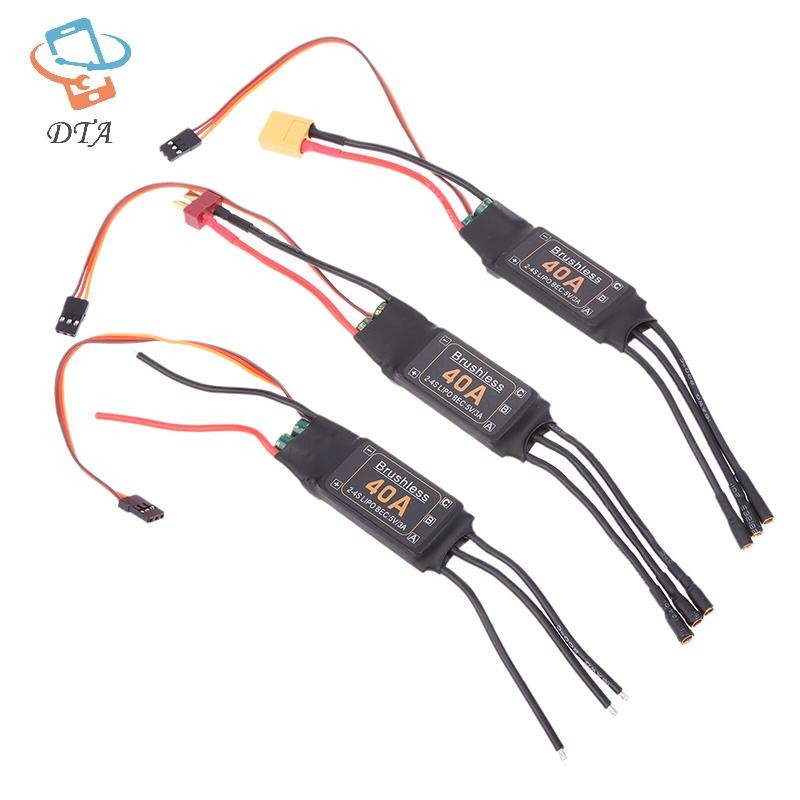 [DTA] Bộ điều khiển ESC tốc độ không chổi than Mitoot 40A 2-4S với 5V 3A UBEC cho RC FPV Quadcopter RC Máy bay trực thăng VN