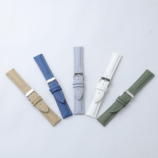 Dây đeo đồng hồ bằng da họa tiết vết nứt Dây đeo đồng hồ đa năng Thay thế 18mm 20mm 22mm Dây đeo đồng hồ bằng da PU chống thấm nước cho nam giới Phụ nữ Trắng Xám Nâu Kaki Xanh lam xanh lá cây