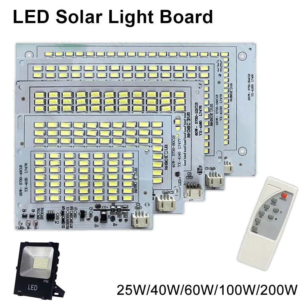 WOODNEST 1 Bảng Điều Khiển Nguồn Sáng, Bảng Đèn LED Trắng Độ Sáng Cao, Có Bộ Điều Khiển Từ Xa 25 / 40 / 60 / 100 / 250W SMD5730 Đèn Pha Điều Khiển Từ Xa