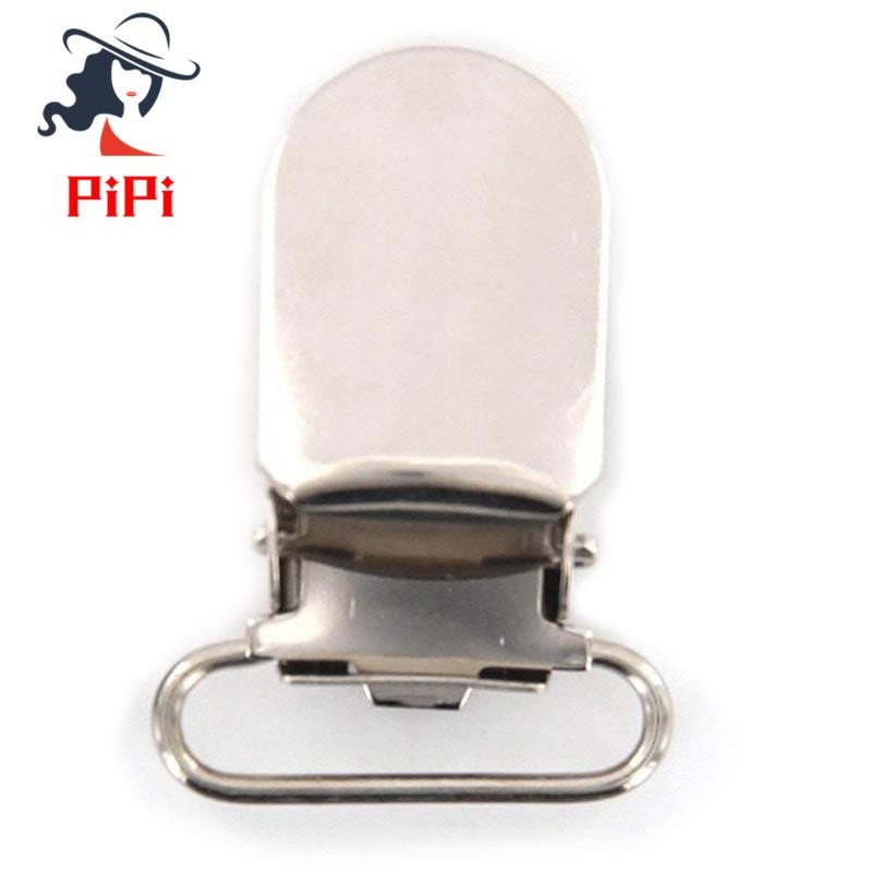 20 x Nẹp Kẹp Dây Đeo Móc 20 mm Màu Bạc